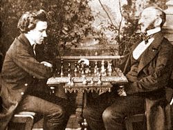 Morphy vs Löwenthal, 1858
