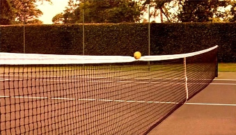 Match Point, or where in court the tennis ball will fall?